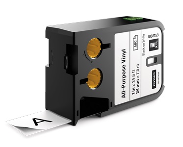 Tarranauha DYMO XTL vinyl 24mmx7m - Tarra- ja kohokirjoitinteipit Dymo - 176691 - 1