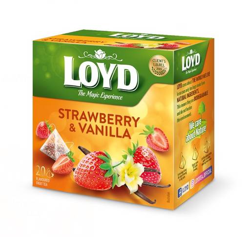 Tee LOYD Strawberry Vanilla - Kahvit, teet ja kaakaot - 172241 - 1