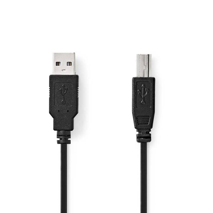 Usb kaapeli Usb-A Uros - Usb-B Uros 2m - Cables and cable trays, extension cords - 139161 - 1