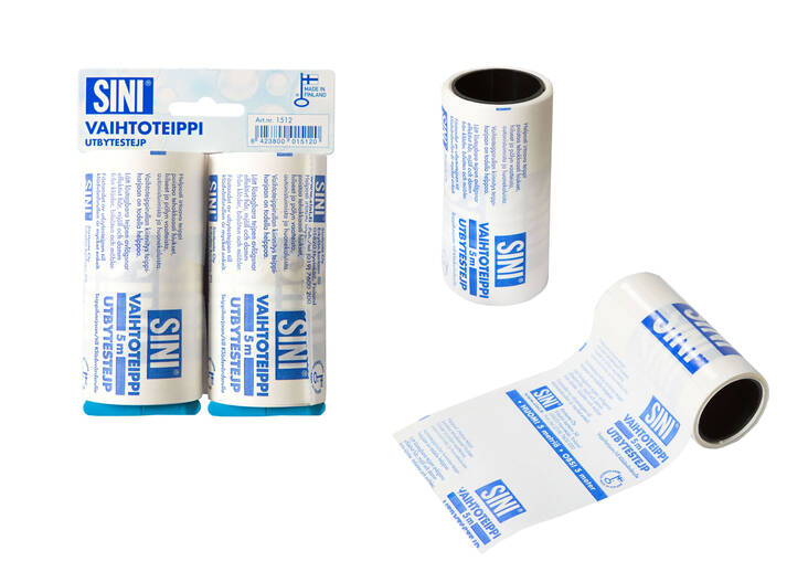 Vaihtorulla teippiharjaan 10cm/5m SINI - Other supplies - 149591 - 1