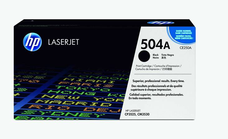 Värikasetti HP 504A CE250A laser - HP laser toner cartridges and drums - 121331 - 1