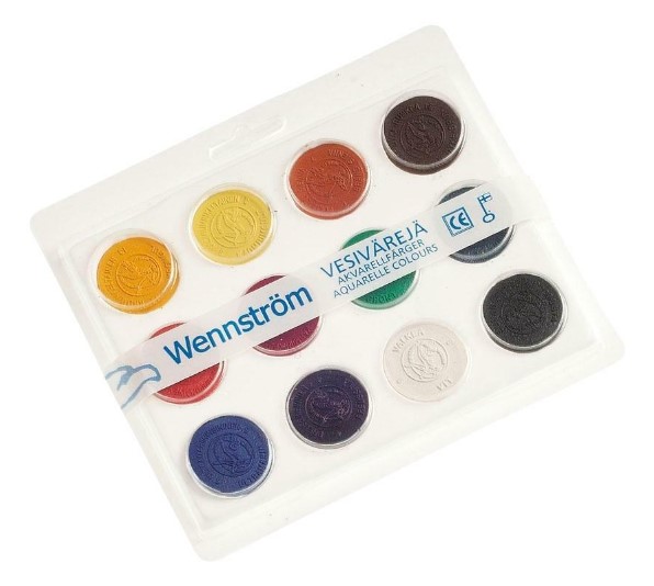Vesiväripaletti WENNSTRÖM - Vesi- ja peitevärit sekä siveltimet - 102721 - 1
