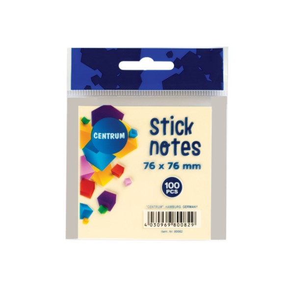 Viestilappu 76x76mm CENTRUM - Sticky Notes and Holders - 174111 - 1
