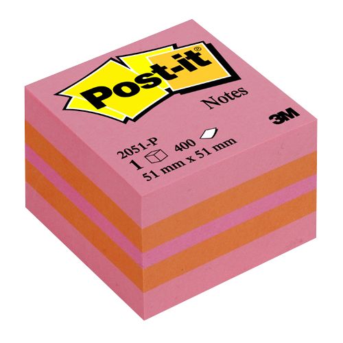 Viestilappukuutio 51x51mm POST IT mini - Sticky Note Cubes - 108911 - 1