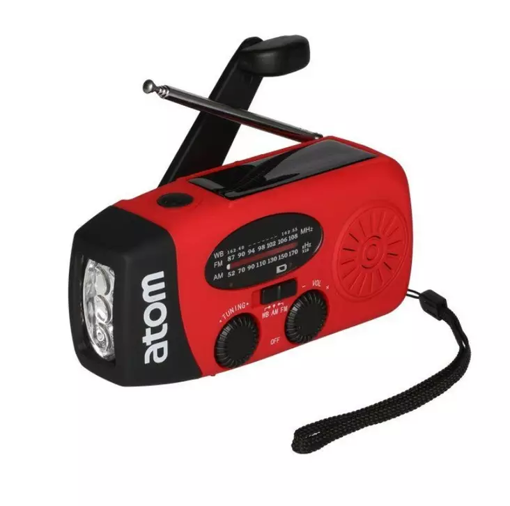 Hätäradio valolla ATOM - Kodin pienkoneet - 187511 - 1