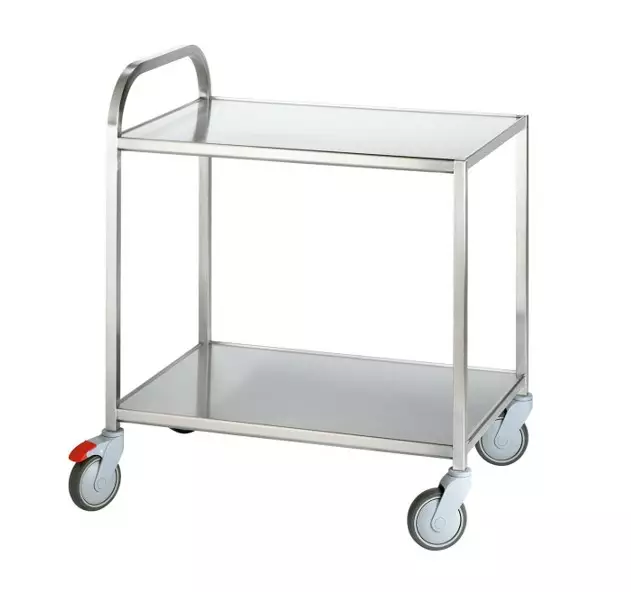 Hyllyvaunu 2 hyllyllä korkeus 600mm - Shelf Trolleys and Serving Trolleys - 177861 - 1