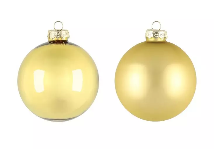 Kuusenpallo lasia 8cm WINTERIA - Joulukoristeet - 182561 - 1