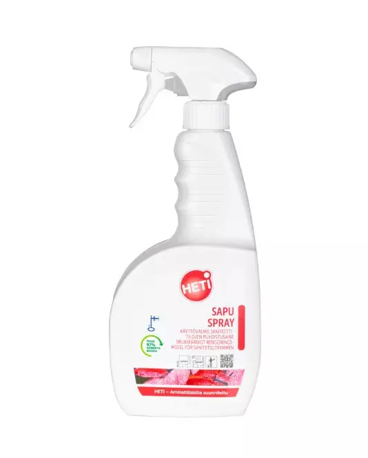 Puhdistusaine 750ml HETI Sapu Spray - Saniteettitilojen puhdistusaineet - 183611 - 1