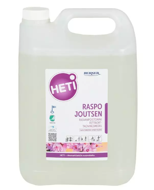 Rasvanpoistoaine 5L HETI Raspo Joutsen - Dishwashing liquids and kitchen cleaners - 158421 - 1