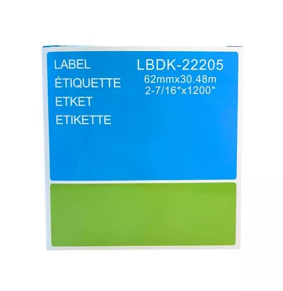 Paperitarra, jatkuva, DK-22205 - Label and Embossing Tapes Dymo - 186171 - 1