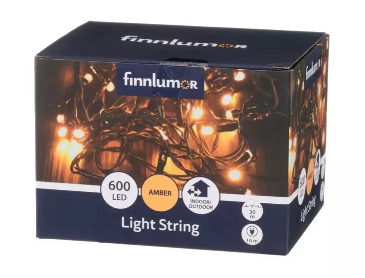 Valosarja 30m 600led FINNLUMOR - Seasonal lights  - 185971 - 1