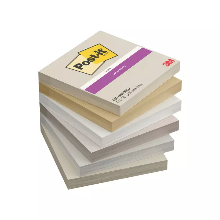 Super sticky, 6nid/pkt, 7100416498 - Page Markers and Index Tabs - 189991 - 1