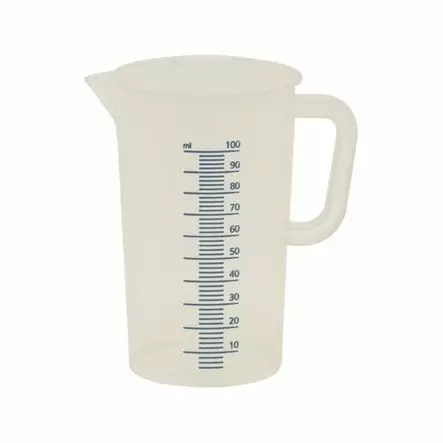 Mittakannu 100ml PP - Annosteluvälineet - 187492 - 1