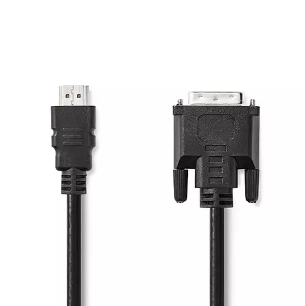 HDMI kaapeli 3m uros-DVI-D uros NEDIS - Kaapelit ja kaapelikourut, jatkojohdot - 154642 - 1