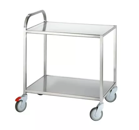 Hyllyvaunu 2 hyllyllä korkeus 800mm - Shelf Trolleys and Serving Trolleys - 177862 - 1