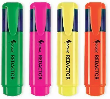 Korostuskynäsarja 1-5mm FORPUS - Highlighters - 115852 - 1