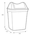 Hygieniaroskakori 8L KATRIN Inclusive - Trash, ash and waste bins - 158022 - 2