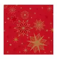 Stargazing Red, 3-krs, 50kpl/pkt - Napkins and paper serviettes - 185662 - 1