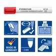 Valkotaulutussi 2mm STAEDTLER pyöreä - Whiteboard Markers - 109932 - 4
