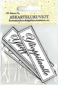 Askartelukuvio Ylioppilaalle 6kpl/pkt - Craft supplies - 150742 - 1