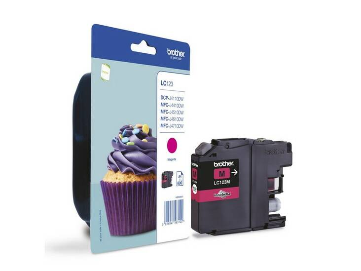 BROTHER LC123M mustesuihku - Brother inkjet cartridges - 132882 - 1
