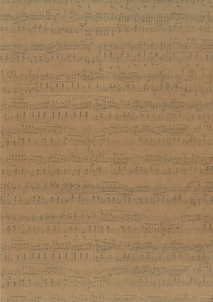 Designkartonki Nuotit, uusio A4 160g - Craft supplies - 136082 - 1