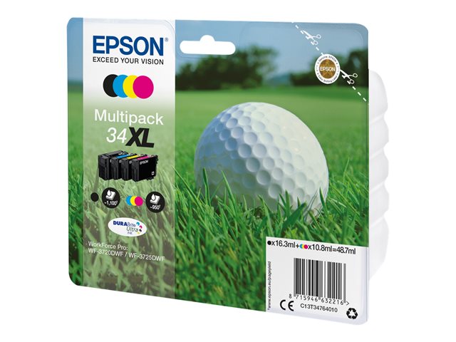 EPSON 34XL mustesuihku - Mustesuihkuvärit Epson - 154822 - 1