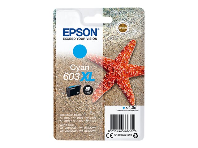 EPSON 603XL mustesuihku - Mustesuihkuvärit Epson - 169872 - 1