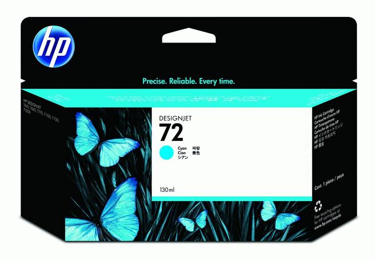 HP 72 C9371A mustesuihku - HP inkjet cartridges - 122592 - 1