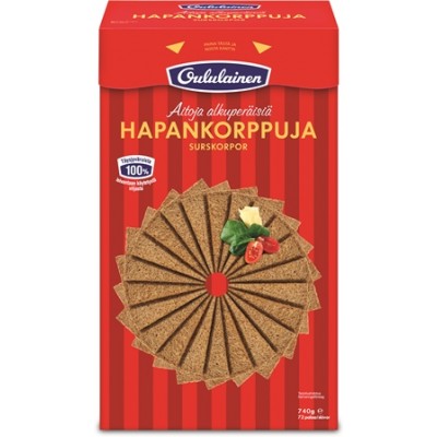 Hapankorppu OULULAINEN 740g - Biscuits and crackers - 132282 - 1