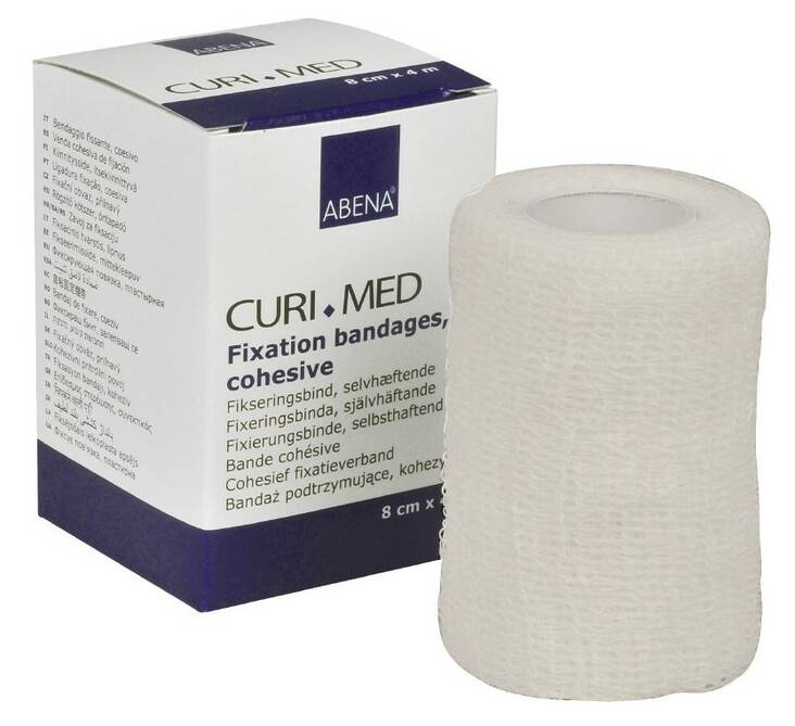 Harsoside 8cm/4m ABENA Curi-Med - Tukisiteet ja harsorullat - 172832 - 1