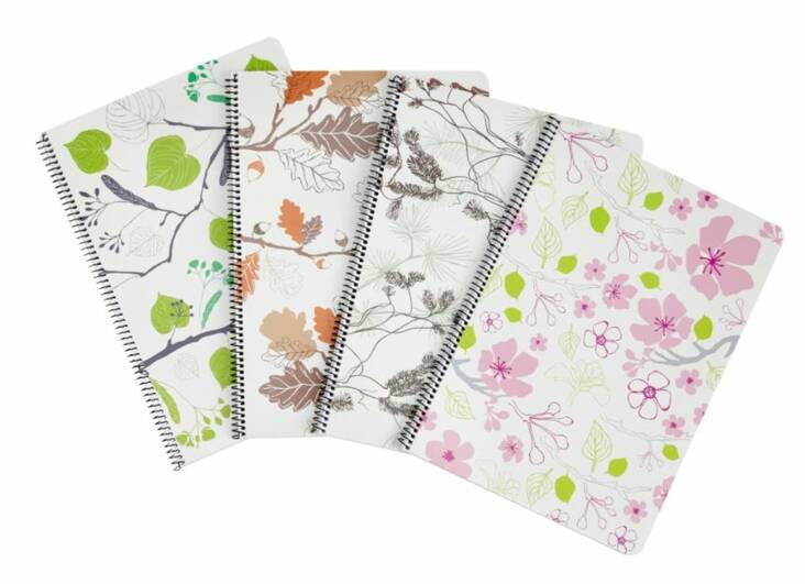 Kierrevihko A4/80 PAPERIPISTE - Spiral Notebooks - 150552 - 1