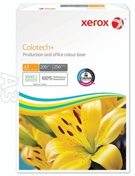 Kopiopaperi A3/200g XEROX Colotech+ - Kopiopaperit - 158952 - 1