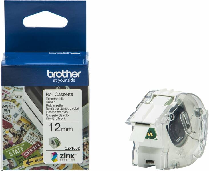 Neliväritarranauha BROTHER CZ-1002 12mm - Label Tapes Brother - 155752 - 1