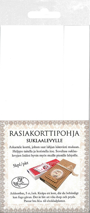 Rasiakorttipohja ISO 5kpl - Craft supplies - 153462 - 1