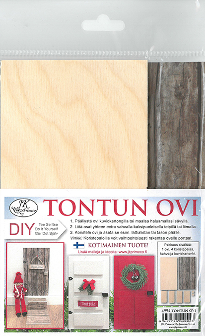 Tontun ovi 1kpl/pkt - Askartelutarvikkeet - 153782 - 1