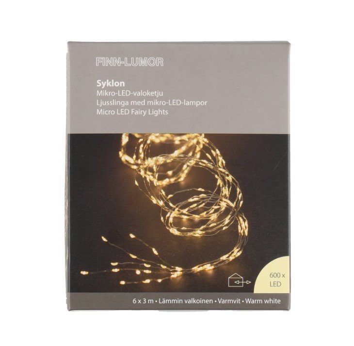 Valoketju 3m 600led FINNLUMOR - Seasonal lights  - 176152 - 1