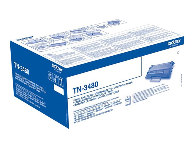 Värikasetti BROTHER TN-3480 laser - Brother laser toner cartridges and drums - 152812 - 1