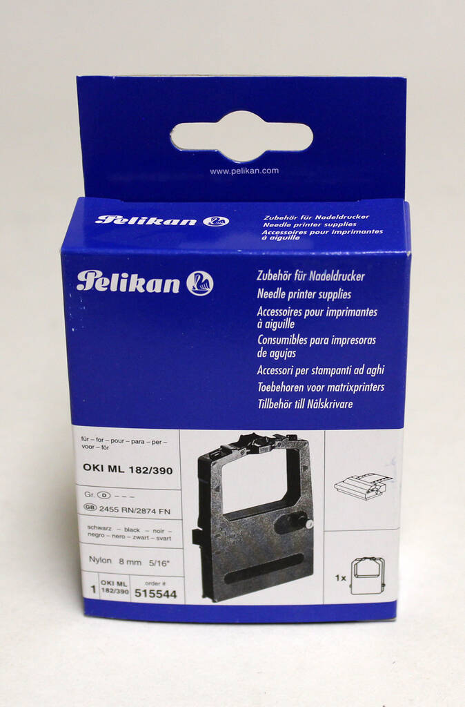 Värinauha PELIKAN OKI ML 182/390 - Matriisi-ja konekirjoituskasetit - 107212 - 1