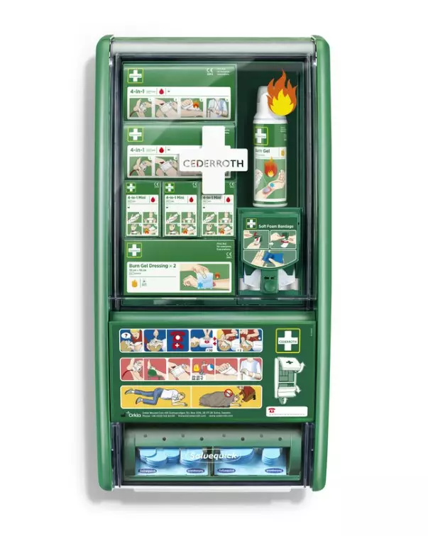 Ensiapuasema Pro CEDERROTH - Ensiaputuotteet  - 154202 - 1