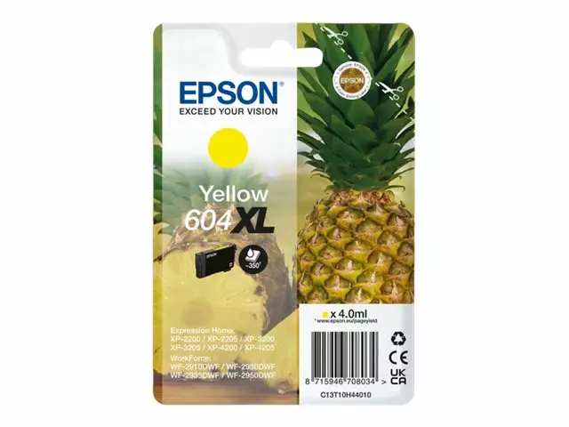 EPSON 604XL mustesuihku - Mustesuihkuvärit Epson - 183542 - 1