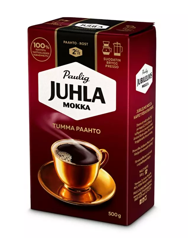 Kahvi 500g JUHLA MOKKA Tumma paahto - Coffee, tea, and cocoa - 151502 - 1