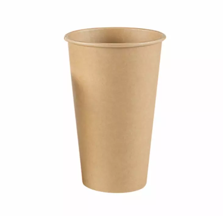 Kertakäyttö, ruskea, 50kpl/pss - Disposable cups and lids - 187112 - 1