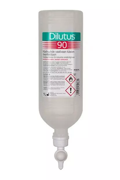 Käsihuuhde 1L DILUTUS 90 - Hand sanitizers for dispensers - 187632 - 1