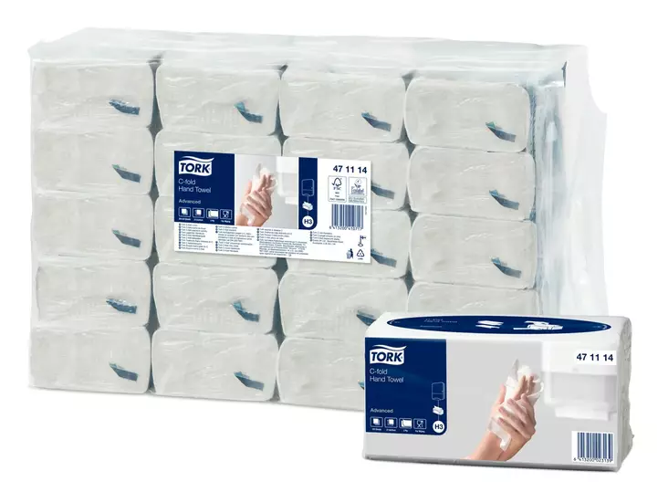 Käsipyyhe TORK Universal H3 C-taitto - Liuskakäsipyyhkeet ja annostelijat - 156762 - 1