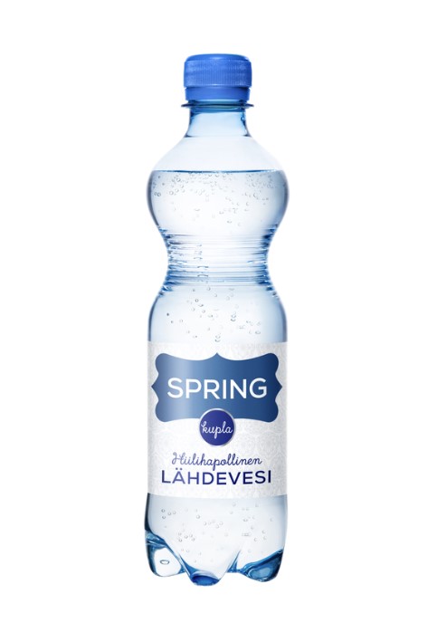 Hiilihapollinen lähdevesi SPRING Kupla 0,5L - Juices and soft drinks - 127942 - 1
