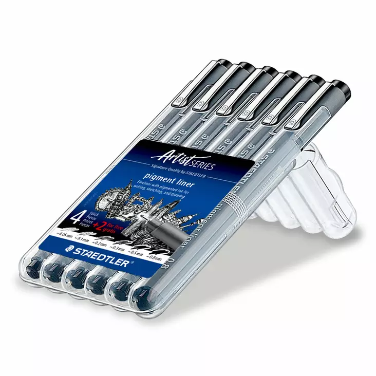 Kuitukärkikynäsarja 0,05-0,8mm STAEDTLER - Kuitukärkikynät - 188192 - 1