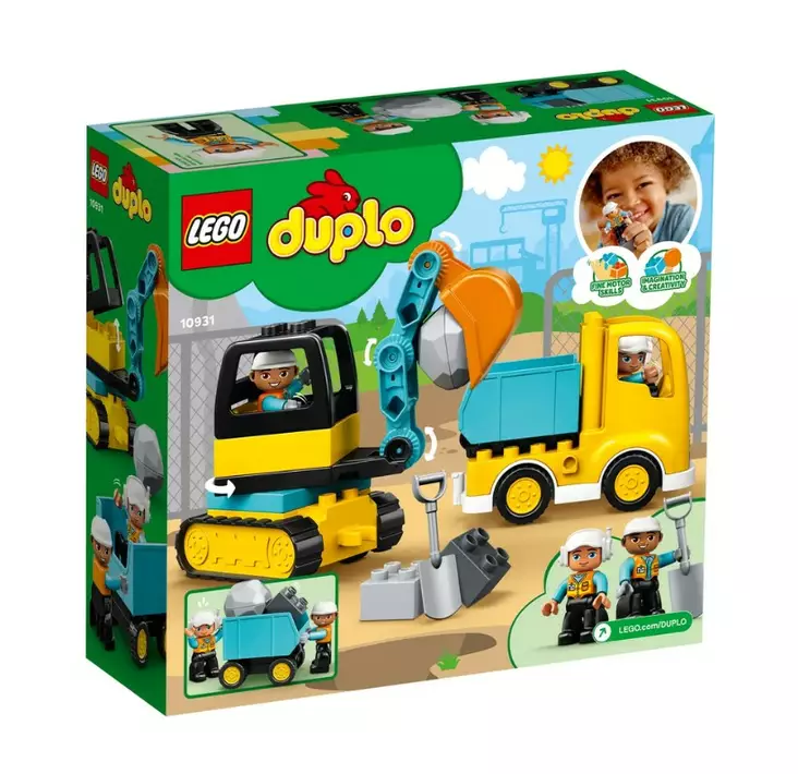 Kuorma-auto ja kaivuri LEGO Duplo Town - Legot - 184622 - 1