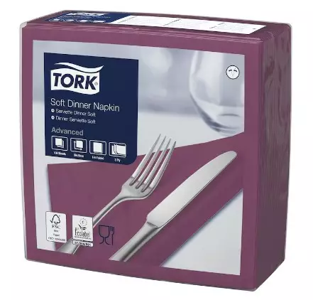 Lautasliina 39x39cm TORK Soft Dinner - Servietit ja lautasliinat - 182322 - 1