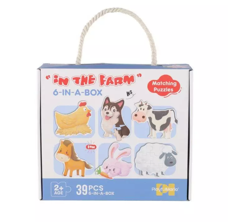 Ikäsuositus 2+, 6kpl/pkt - Puzzles - 186962 - 1